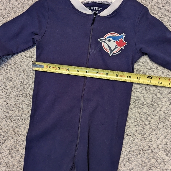 BNWT MLB Toronto Blue Jays Kids (18-24 Months) 1 Piece Footies/Pyjamas/Sleepers - Picture 6 of 13